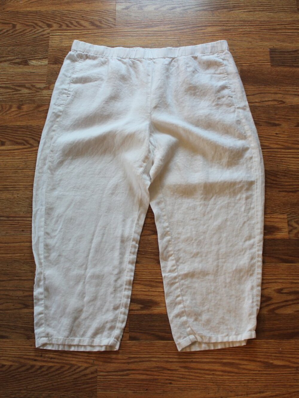 100% Linen J Jill Capris